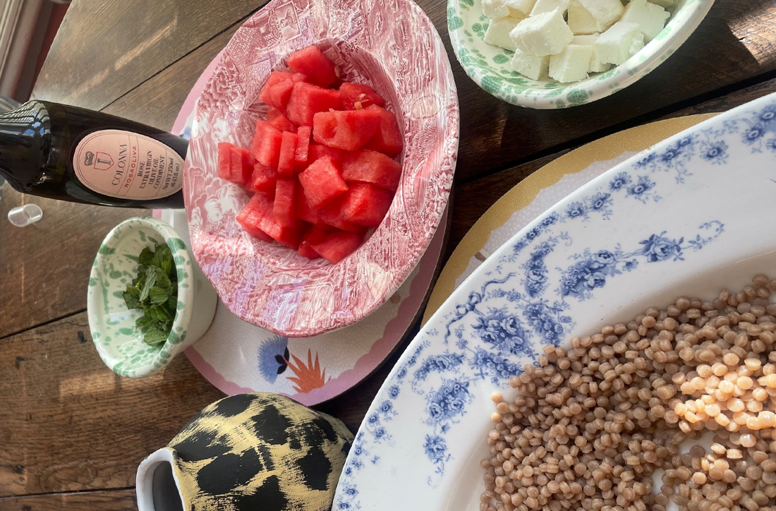 Summer Salad with Colonna Rose Oil