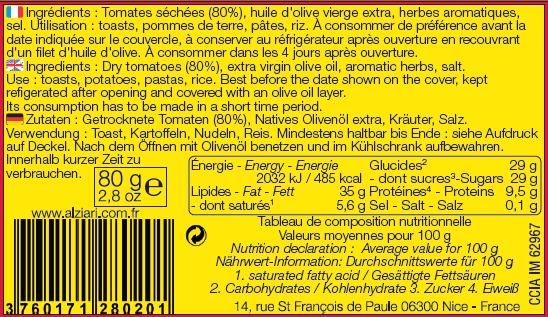 Alziari Tapenade a l'olive Cailletier