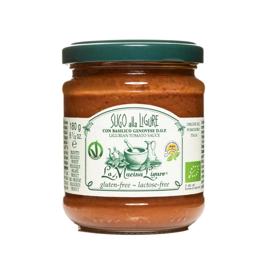 La Macina Ligure Organic Ligurian Tomato Sauce with Basil